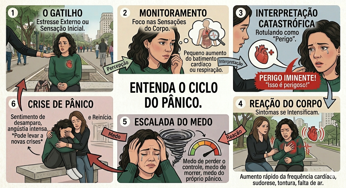 Crise de Pânico: medo de perder o controle